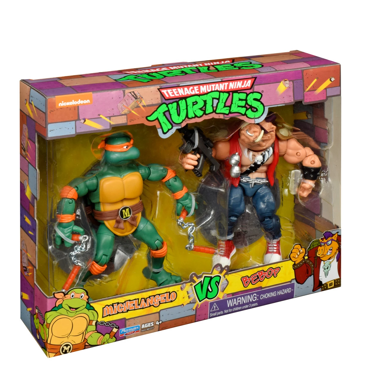 TMNT Classic Collection 6" 2Pk - Mikey Vs Bebop 4 TMNT Classic Collection 6" 2Pk - Mikey Vs Bebop - Image 4