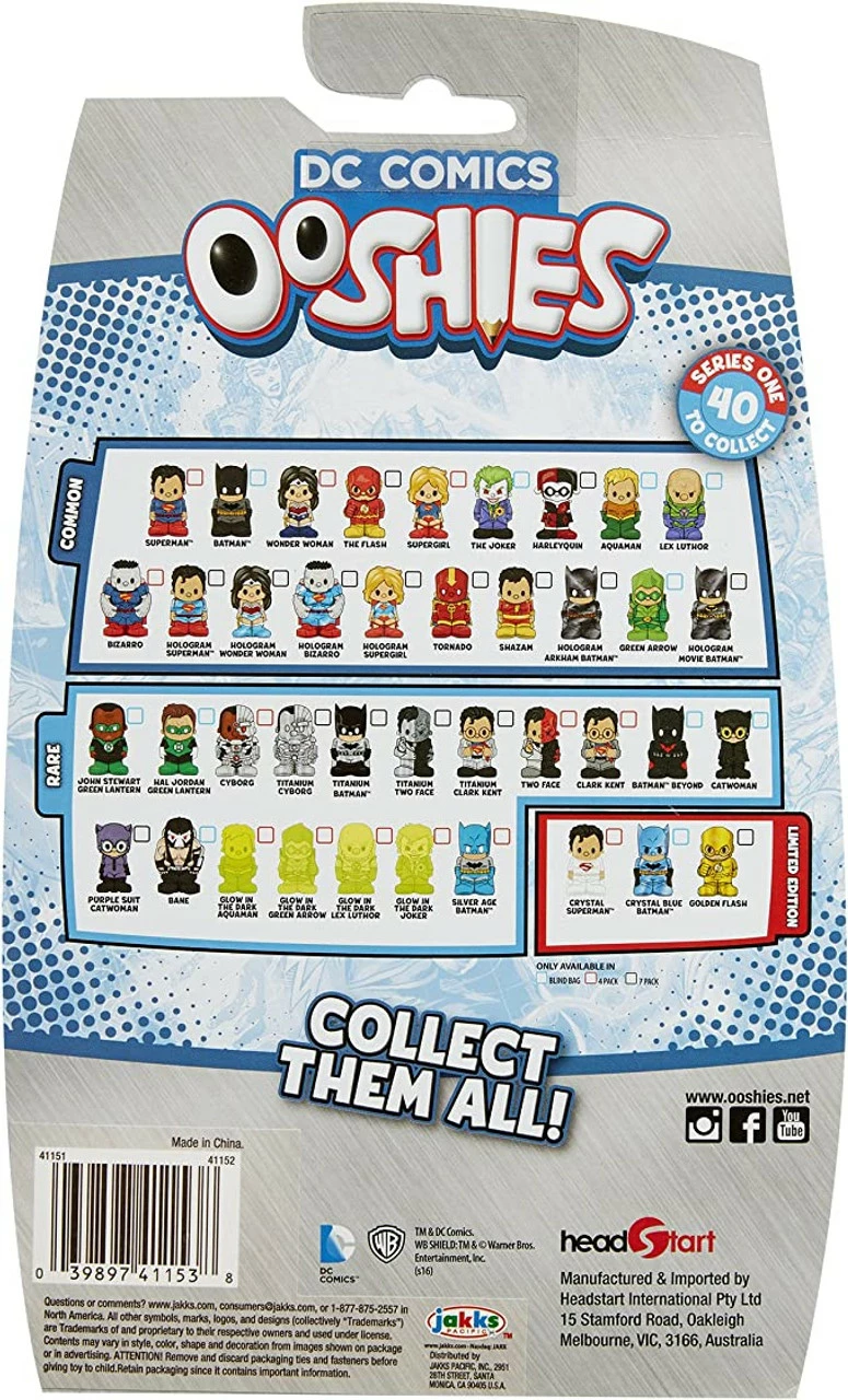 Ooshies DC 7 Pack Series 1 5 Ooshies DC 7 Pack Series 1 - Image 5