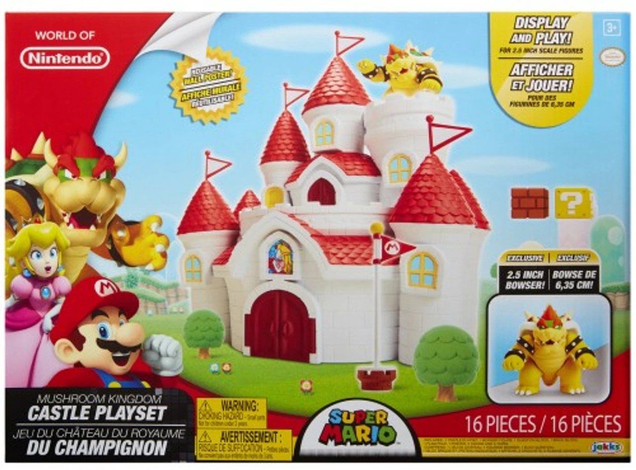Nintendo Mario Mushroom Kingdom Castle Playset 2 Nintendo Mario Mushroom Kingdom Castle Playset - Image 2